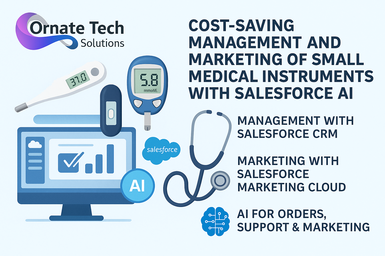 Smart Healthcare, Smarter Business: How Ornate Tech Solutions Transforms Medical Device Management with Salesforce and AI